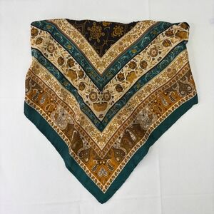 Sweet Generis Tube Top Paisley Handkerchief Size M Boho Festival BandannaGreen
